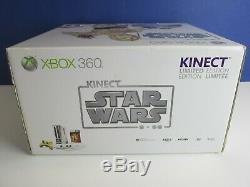 NEW sealed box STAR WARS XBOX 360 s KINECT VIDEO GAMES CONSOLE limited edition