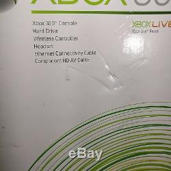 NIB Microsoft Xbox 360 Launch Edition 20GB White Console (NTSC) Sealed Rare 2005