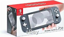 NINTENDO SWITCH LITE Gray Handheld Video Game Console Grey BRAND NEW SEALED