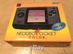 NeoGeo Pocket Color Stone Blue Handheld System Neo Geo New Sealed