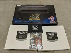 Neo Geo X Gold Limited Edition SNK Ninja Masters Sealed Used Once cd aes