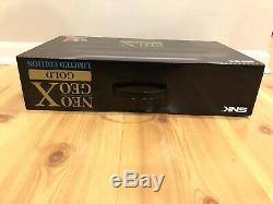 Neo Geo X Gold Limited Edition Sealed North American Version With Bonus Game