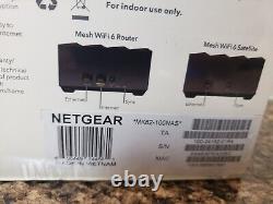 Netgear NIGHTHAWK AX1800 Mesh WIFI 6 System MK62-100NAS NEW SEALED