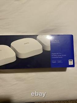 New Amazon eero Pro 6 AX4200 Tri-Band Wi-Fi 6 Mesh Wifi System (3-pack)newsealed