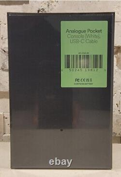 New Analogue Pocket Console Handheld System (White)? Factory Sealed