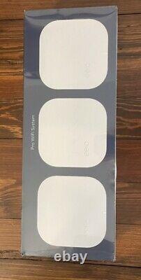 New Eero Pro WiFi System 3 Pack B010301 Tri-Band NEW Sealed