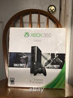 New Factory Sealed Microsoft Xbox 360 500GB Console Call Of Duty Bundle