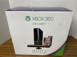 New Factory Sealed Xbox 360 Console 4GB + Kinect OEM Wireless Controller 2 Games
