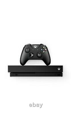 New! Microsoft Xbox One X Black 1TB Video Gaming Console with Controller Sealed