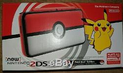 New Nintendo 2DS XL Pokeball Edition Game System Console BRAND NEW SEALED