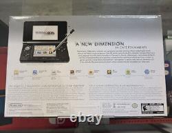 New Nintendo 3DS CTR- SKAAA Handheld System Cosmo Black NEW SEALED