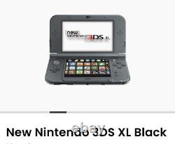 New Nintendo 3DS XL BLACK Gamestop Premium reCHARGED SEALED/Fast Shipping