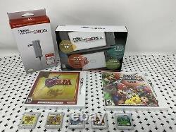 New Nintendo 3DS XL Handheld System Open Box Never Used With Sealed Games Bundle