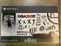 New Seal Microsoft Xbox One X 1TB NBA 2K19 Bundle Black 4K Blu-ray Game Console