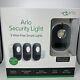 New Sealed Arlo Security Light System With 3 Wire-Free Smart Lights (ALS1103)