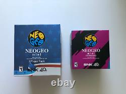 New, Sealed, Collector Condition USA NeoGeo Mini 2-Player Pack + International