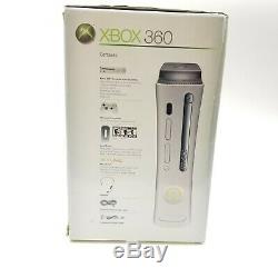 New Sealed Microsoft Xbox 360 Pro With 2 Games White Console NTSC 20GB Launch