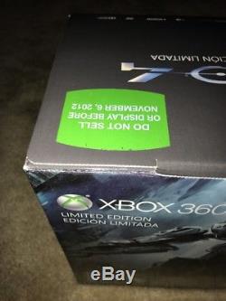New Sealed Microsoft Xbox 360 S Halo 4 Limited Edition 320GB Blue Console