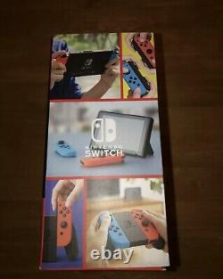 New Sealed Nintendo Switch Console 32gb Neon Red & Blue Joy-con Newest Model
