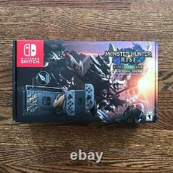 New & Sealed Nintendo Switch MONSTER HUNTER RISE Deluxe Edition Gray/Gray