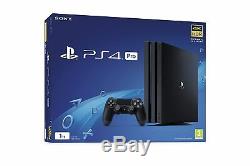 New Sealed Sony PlayStation 4 PS4 PRO 1TB Console Jet Black