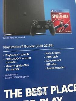 New Sealed Sony PlayStation 4 Slim 1TB Console Jet Black PS4