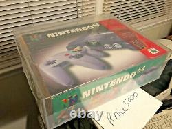 New Sealed VGA 80 Qualified Nintendo 64 Console Smoke Grey