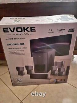 New Sealed in Box Evoke Technology 5.1 Home Theatre System Model 50 US