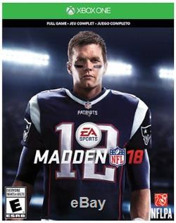 New Xbox One S 500GB Console Madden NFL 18 Bundle with 4K Tom Brady Cover Sealed