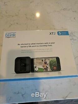 New in sealed box 5 Blink Xt2 1080p Smart Home Security Camera System Black