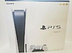 Newsealedsony Ps5 Blu-ray Edition Consolewhitemodel Cfi-1115afast Shipping