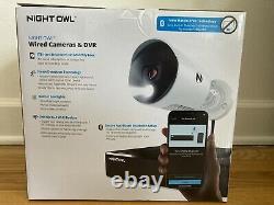 Night Owl Bluetooth 4 Channel 4K Wired DVR 4 Cameras1TBMobile App NEWSEALED