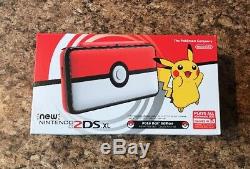 Nintendo 2DS XL Pokeball Edition BRAND NEW Sealed FREE SHIPPING 3DS XL
