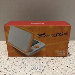 Nintendo 2DS XL White & Orange Console System BRAND NEW FACTORY SEALED