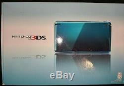 Nintendo 3DS Aqua Blue ORIGINAL Handheld System Console BRAND NEW SEALED