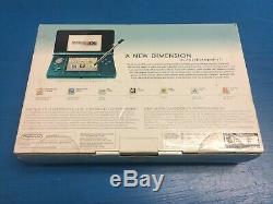 Nintendo 3DS Aqua Blue ORIGINAL Handheld System Console BRAND NEW SEALED