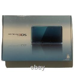 Nintendo 3DS Console Aqua Blue New Sealed 1st Gen CTR 001 Launch Edition