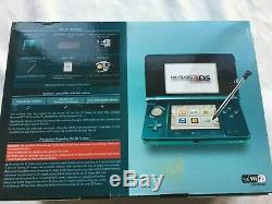 Nintendo 3DS Console Aqua Blue (open box) UK Release Contents Factory Sealed