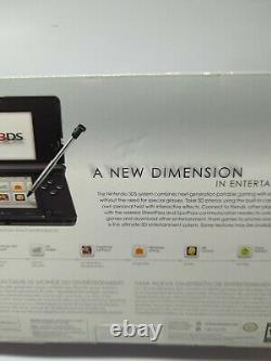 Nintendo 3DS Handheld System Cosmo Black BRAND NEW FACTORY SEALED! RARE OG 3DS