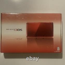 Nintendo 3DS Handheld System Flame Red New Sealed 1st Gen Launch Editon