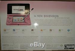 Nintendo 3DS Pearl Pink ORIGINAL Handheld System Console BRAND NEW SEALED
