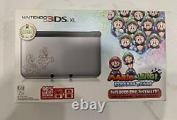 Nintendo 3DS XL System Mario & Luigi Dream Team Silver New Sealed