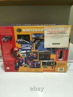 Nintendo 64 N64 Launch Edition Charcoal Gray Console Brand New Sealed in Box