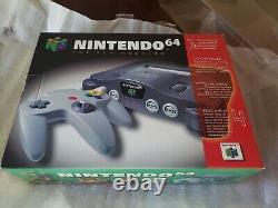 Nintendo 64 N64 Launch Edition Console Brand New Factory Sealed in Box