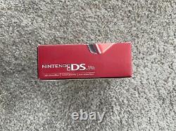 Nintendo DS Lite Crimson Red/Black Handheld System SEALED BRAND NEW