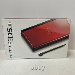 Nintendo DS Lite Game Console Crimson Red New Sealed In Box