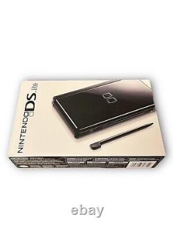 Nintendo DS Lite Onyx Black, New In Box. FACTORY SEALED
