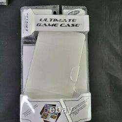 Nintendo DS Lite Polar White Handheld System New Factory Sealed Plus Games Case