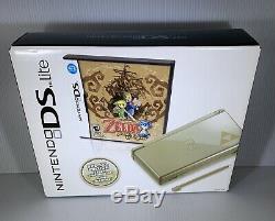Nintendo DS Lite Zelda Phantom Hourglass Gold System NEW & SEALED! Ultra Rare