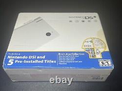Nintendo DSi Brain Age Collection 5 Brand New Sealed White Console? RARE? A23